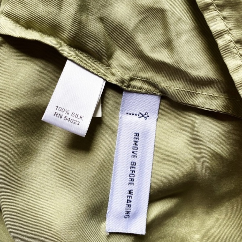 Banana Republic light green silk tunic tank top - Picture 8 of 11